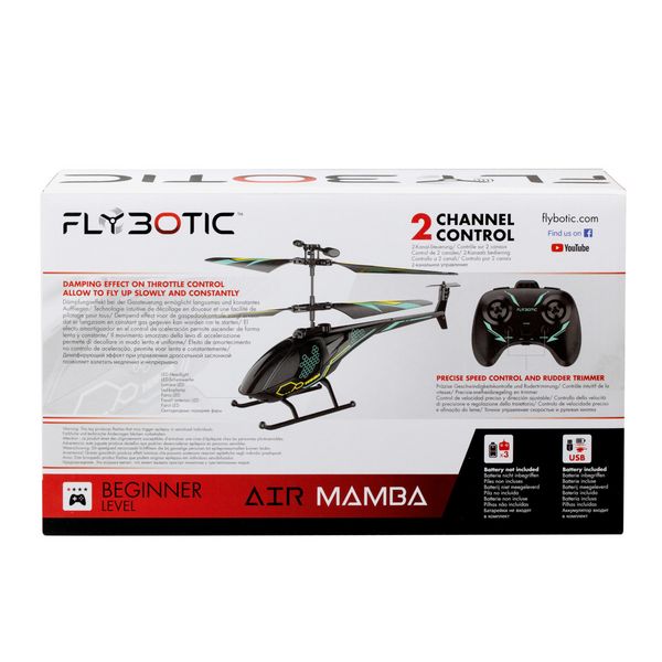 Produktbild: IR Helikopter Silverlit FLYBOTIC Air Mamba 23cm schwarz/t&uuml;rkis