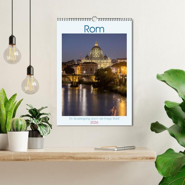 Produktbild: Rom - Ein Spaziergang durch die Ewige Stadt (Wandkalender 2026 DIN A3 hoch), CALVENDO Monatskalender