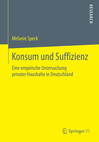 Produktbild: Konsum und Suffizienz
