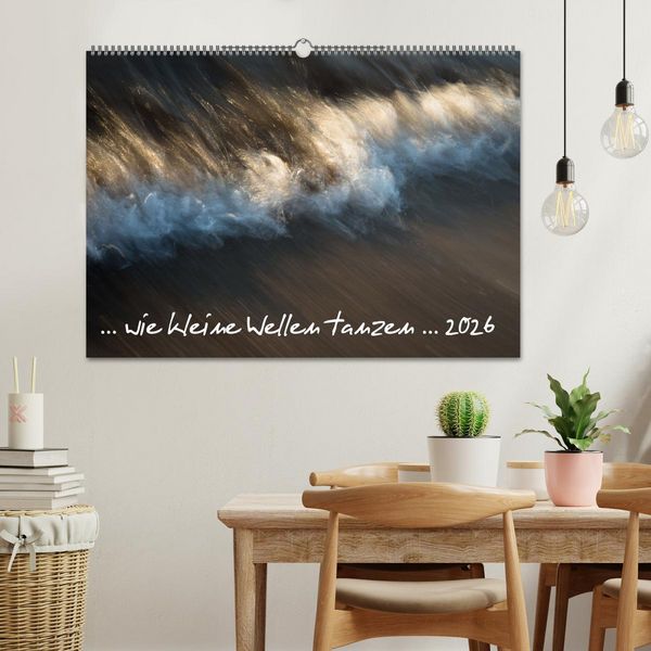 Produktbild: ... wie kleine Wellen tanzen ... (Wandkalender 2026 DIN A2 quer), CALVENDO Monatskalender