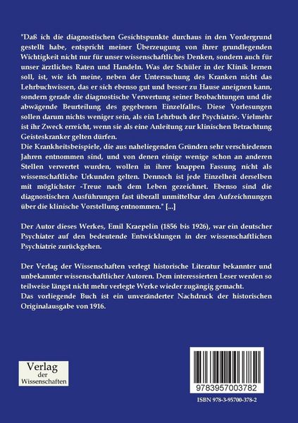 Produktbild: Einf&uuml;hrung in die psychiatrische Klinik