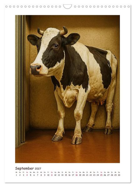 Produktbild: Wer f&auml;hrt denn da? Ein tierisches Paternoster Vergn&uuml;gen (Wandkalender 2027 DIN A3 hoch), CALVENDO Monatskalender