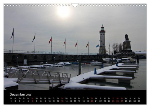 Produktbild: Ein Jahr am BODENSEE (Wandkalender 2026 DIN A3 quer), CALVENDO Monatskalender
