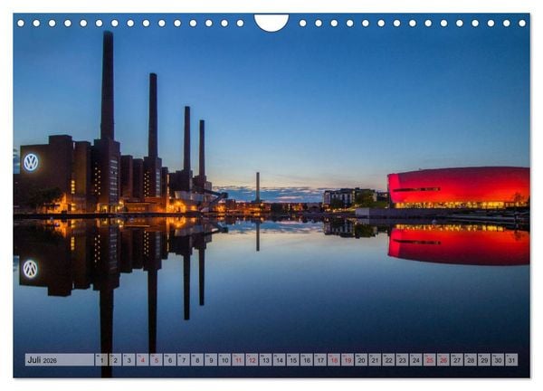 Produktbild: Wolfsburg - mehr als graue Industrie. (Wandkalender 2026 DIN A4 quer), CALVENDO Monatskalender