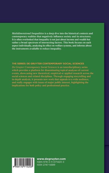Produktbild: Multidimensional Inequalities
