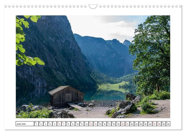 Produktbild: Morgen am K&ouml;nigssee - Spiegelungen und Stille (Wandkalender 2026 DIN A3 quer), CALVENDO Monatskalender
