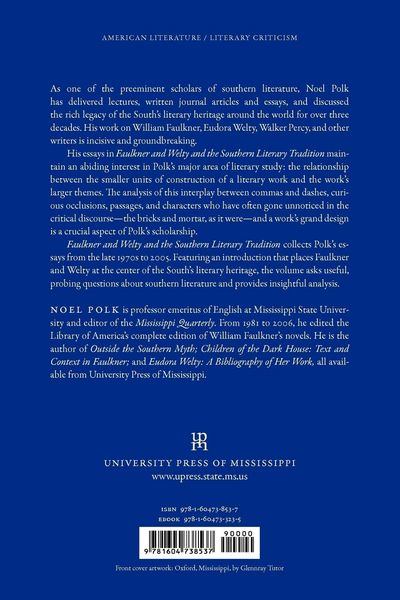 Produktbild: Faulkner and Welty and the Southern Literary Tradition