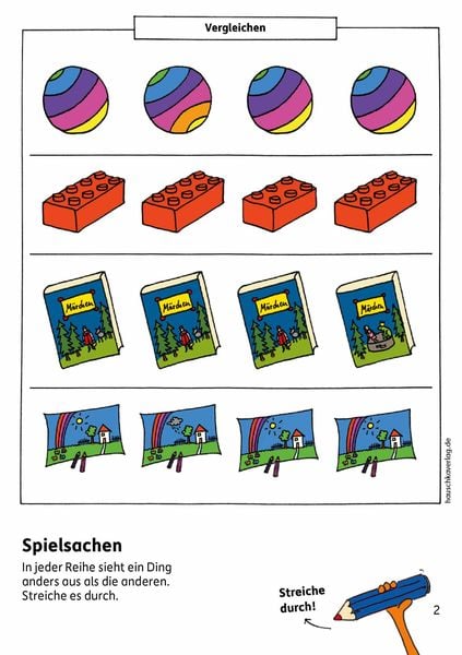 Produktbild: Vorschulblock ab 5 Jahre für Junge und Mädchen - Konzentration und Wahrnehmung