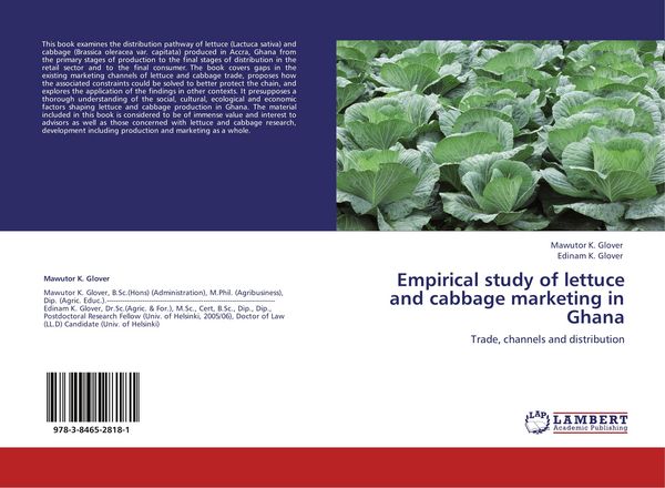 Produktbild: Empirical study of lettuce and cabbage marketing in Ghana