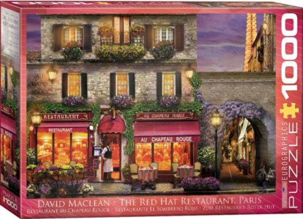 Eurographics 6000-0963 - Zum Chapeau Rouge Restaurant in Paris , Puzzle, 1.000 Teile