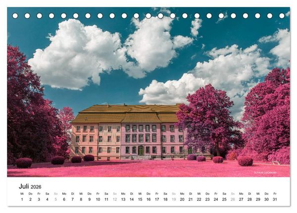 Produktbild: Die Lausitz durch den Infrarotfilter (Tischkalender 2026 DIN A5 quer), CALVENDO Monatskalender