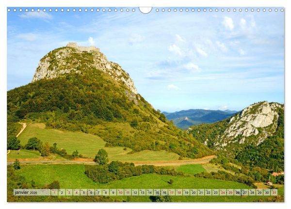 Produktbild: En pays Cathare (Calendrier mural 2026 DIN A3 vertical), CALVENDO calendrier mensuel