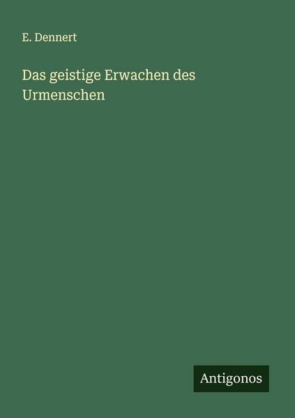 Produktbild: Das geistige Erwachen des Urmenschen