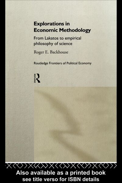 Produktbild: Explorations in Economic Methodology