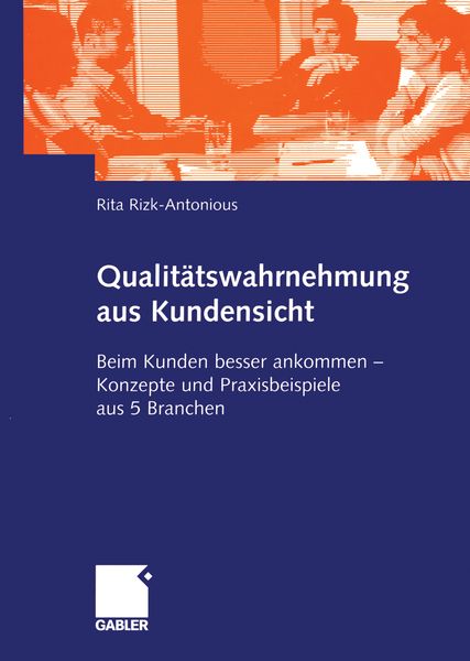 Produktbild: Qualit&auml;tswahrnehmung aus Kundensicht