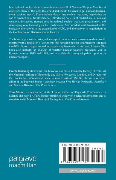 Produktbild: A Nuclear-Weapon-Free World