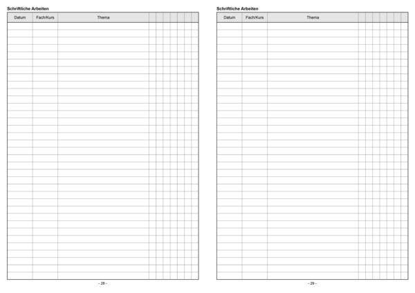 Produktbild: Klassenbuch "Standard", Umschlagfarbe: gelb