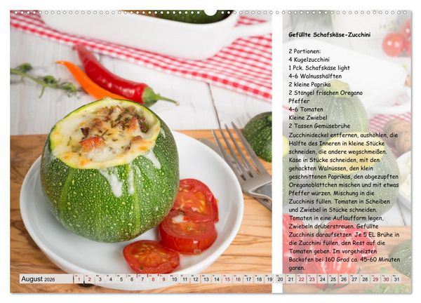 Produktbild: Low Carb 2.0 - Leichte Rezepte zum Selberkochen (hochwertiger Premium Wandkalender 2026 DIN A2 quer), Kunstdruck in Hochglanz