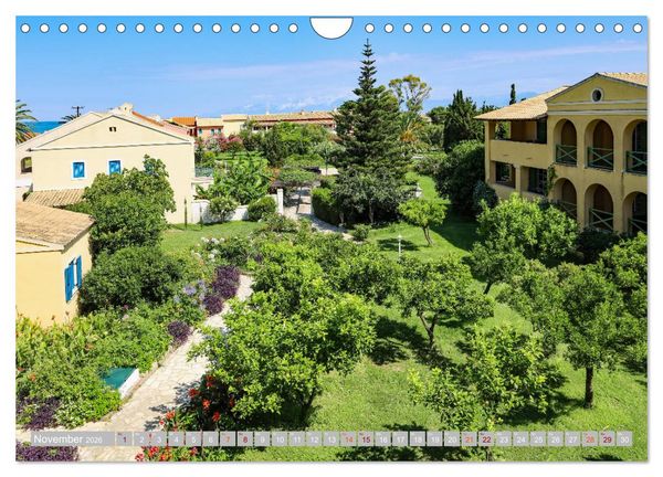 Produktbild: Erholung auf Korfu im St. Georg's Bay Country Club (Wandkalender 2026 DIN A4 quer), CALVENDO Monatskalender