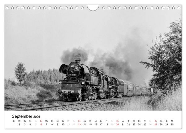 Produktbild: Dampfloks in der DDR (Wandkalender 2026 DIN A4 quer), CALVENDO Monatskalender