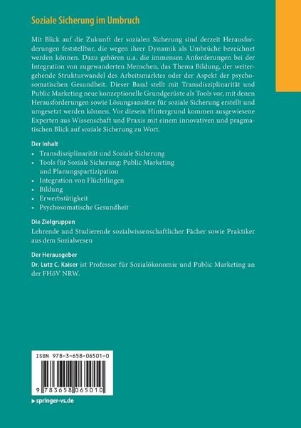 Produktbild: Soziale Sicherung im Umbruch