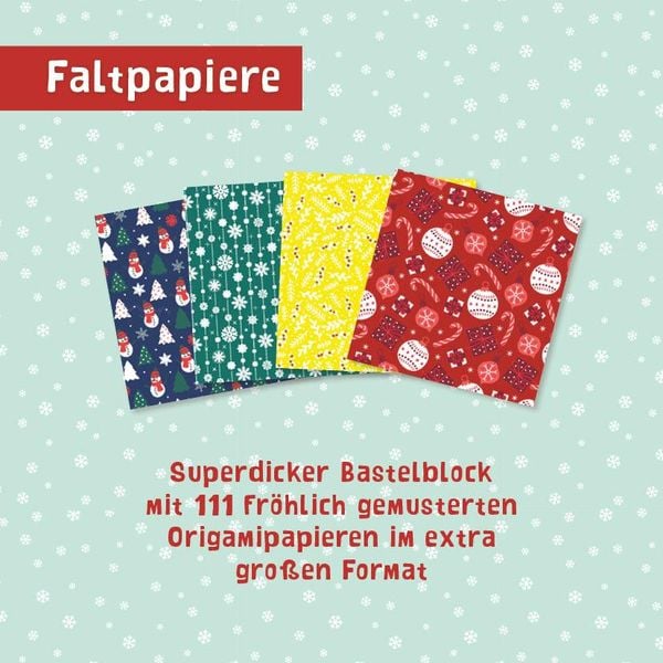 Produktbild: 111 x Papierfalten - Weihnachten