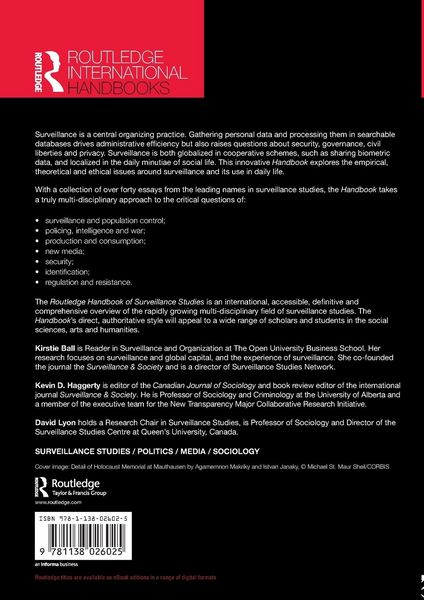Produktbild: Routledge Handbook of Surveillance Studies