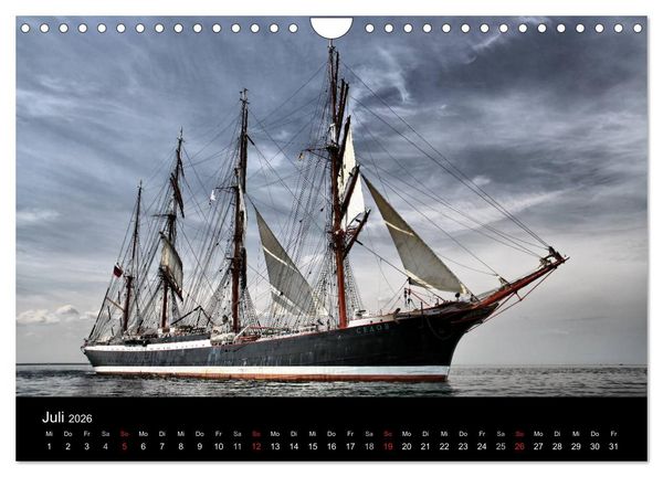 Produktbild: Baltic Sail (Wandkalender 2026 DIN A4 quer), CALVENDO Monatskalender