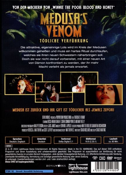 Produktbild: Medusa's Venom - T&ouml;dliche Verf&uuml;hrung