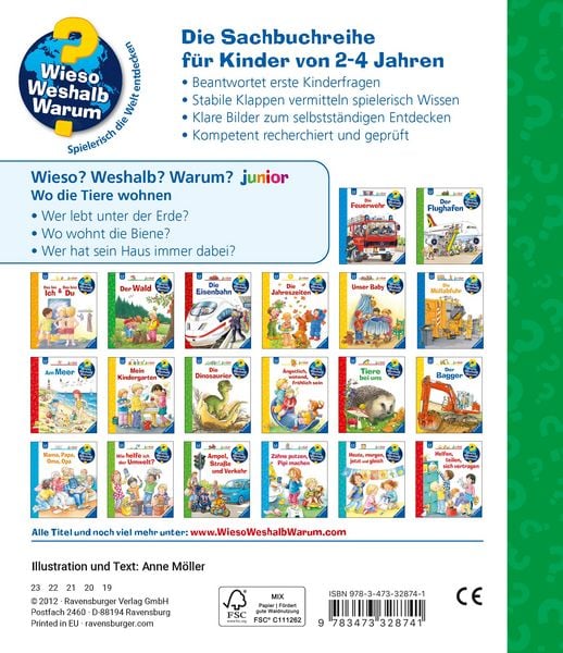 Produktbild: Wieso? Weshalb? Warum? junior, Band 46 - Wo die Tiere wohnen