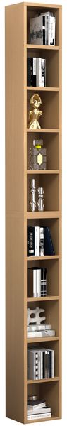 Produktbild: Holz CD DVD Stand Aufbewahrung Deko Regal Megosa S
