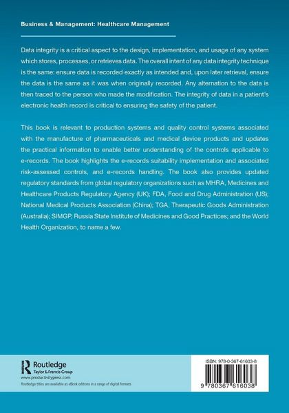 Produktbild: Ensuring the Integrity of Electronic Health Records
