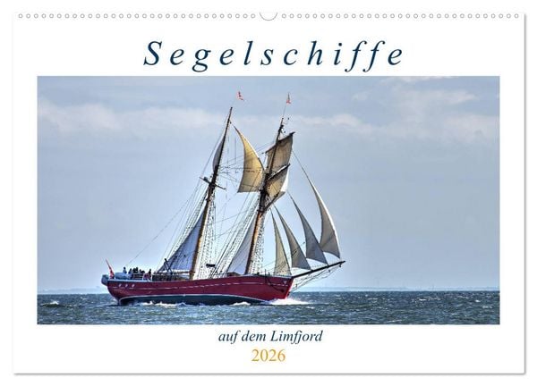 Produktbild: Segelschiffe auf dem Limfjord (Wandkalender 2026 DIN A2 quer), CALVENDO Monatskalender