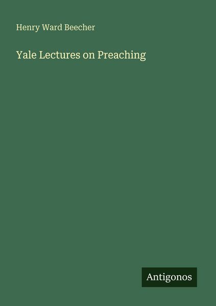 Produktbild: Yale Lectures on Preaching