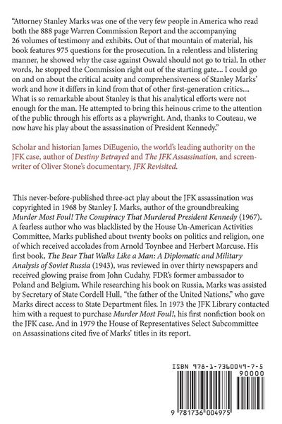 Produktbild: A Murder Most Foul! A Three-act Play about the JFK Assassination