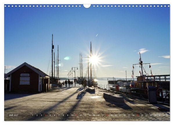 Produktbild: Oslo - Norwegen (Wandkalender 2027 DIN A3 quer), CALVENDO Monatskalender