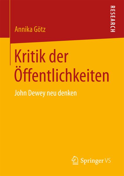 Produktbild: Kritik der &Ouml;ffentlichkeiten