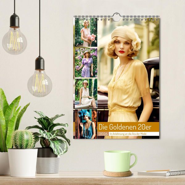 Produktbild: Die Goldenen 20er - In Anlehnung an die &Auml;ra der Mode (Wandkalender 2026 DIN A4 hoch), CALVENDO Monatskalender
