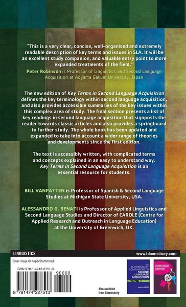 Produktbild: Key Terms in Second Language Acquisition