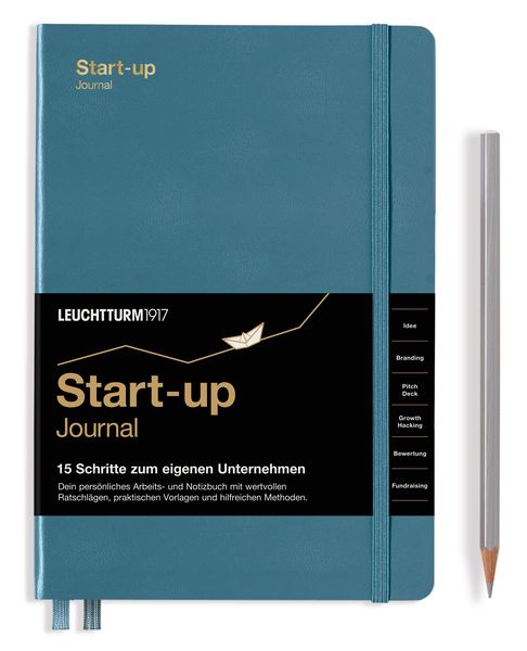 Start-Up Journal (Stone Blue), Gebundene Ausgabe von Tim (Autor) Jaudszims, Leuchtturm1917, 978-3-947701-17-9
