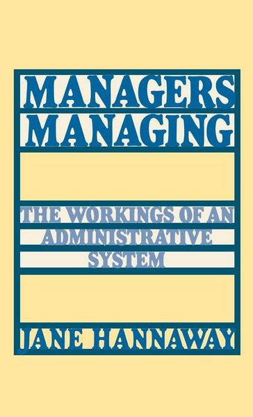 Produktbild: Managers Managing