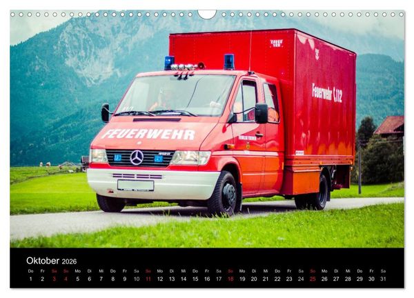 Produktbild: Einsatzfahrzeuge - Bayern (Wandkalender 2026 DIN A3 quer), CALVENDO Monatskalender