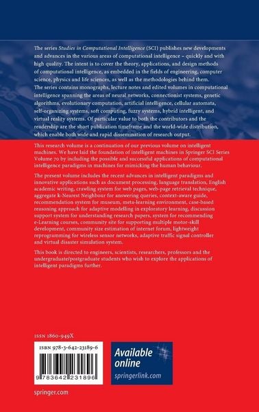 Produktbild: Innovations in Intelligent Machines -2