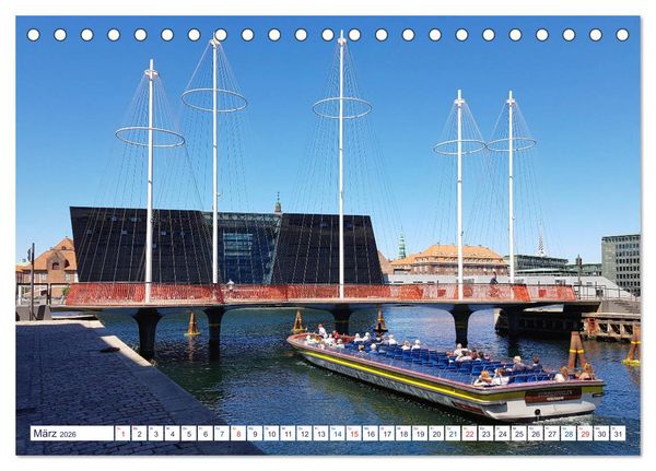 Produktbild: Sommer in Kopenhagen (Tischkalender 2026 DIN A5 quer), CALVENDO Monatskalender
