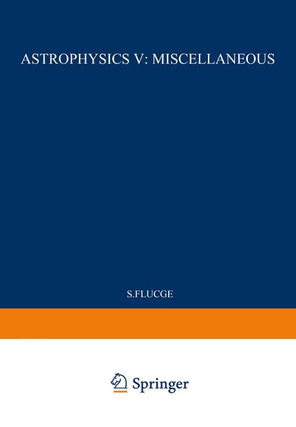 Produktbild: Astrophysics V: Miscellaneous / Astrophysik V: Verschiedenes