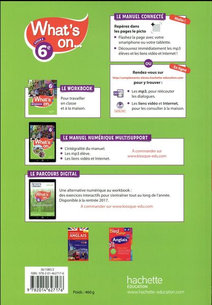 Produktbild: What's on... 6e, cycle 3 : A1-A2 : nouveau programme