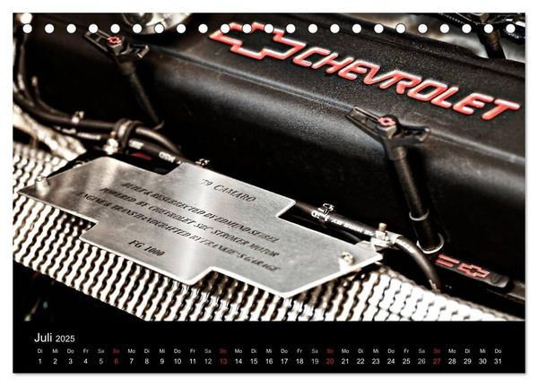 Produktbild: Chevrolet Camaro &acute;79 (Tischkalender 2025 DIN A5 quer), CALVENDO Monatskalender