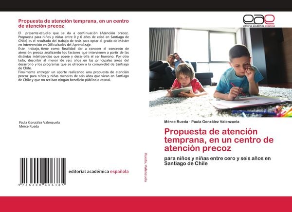 Produktbild: Propuesta de atenci&oacute;n temprana, en un centro de atenci&oacute;n precoz