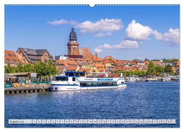Produktbild: Tour um die gro&szlig;en Seen der Mecklenburgischen Seenplatte (hochwertiger Premium Wandkalender 2026 DIN A2 quer), Kunstdruck in Hochglanz