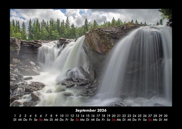 Produktbild: Wasserf&auml;lle 2026 Fotokalender DIN A3